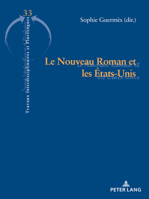cover image of Le Nouveau Roman et les États-Unis